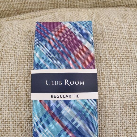 Club Room Classic Garcia Plaid Tie - Picture 3 of 8